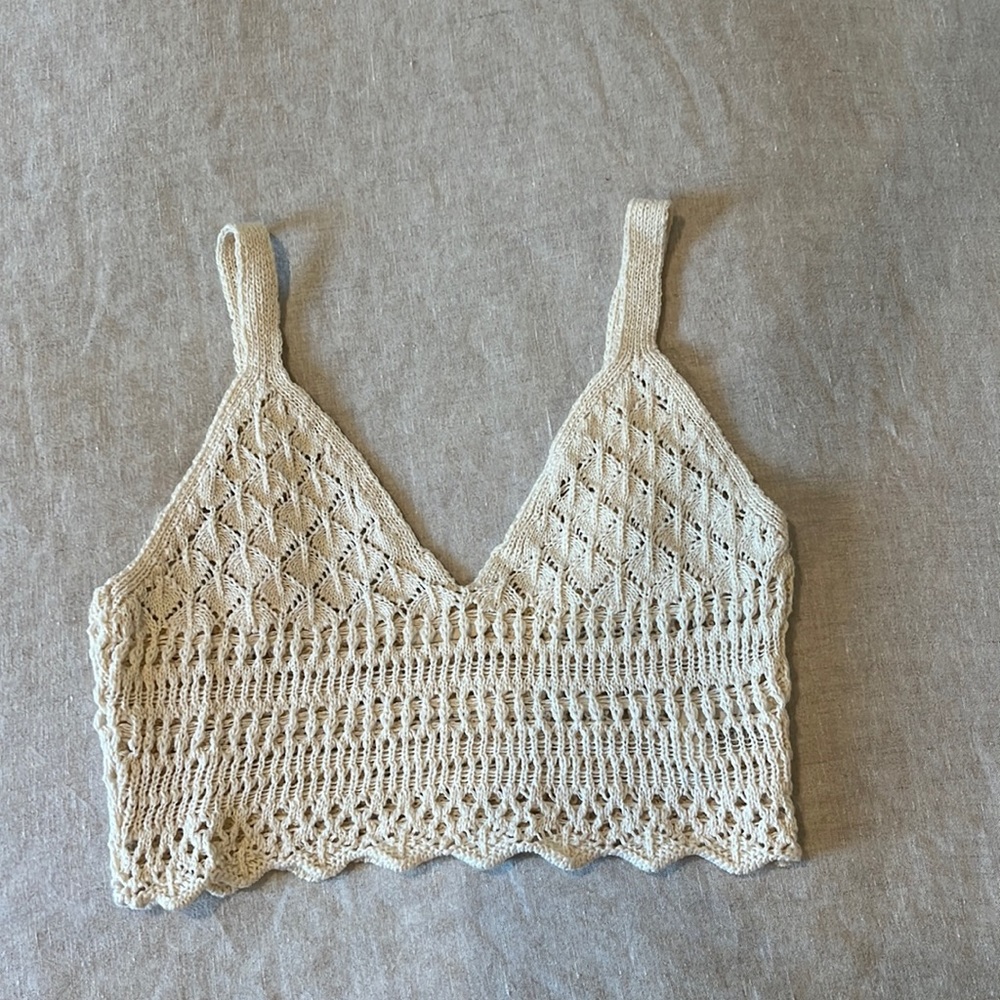 Crotchet crop top